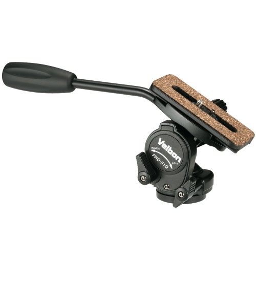 Velbon FHD-51Q / 3-Way Pan / Tilt Head with Quick Release